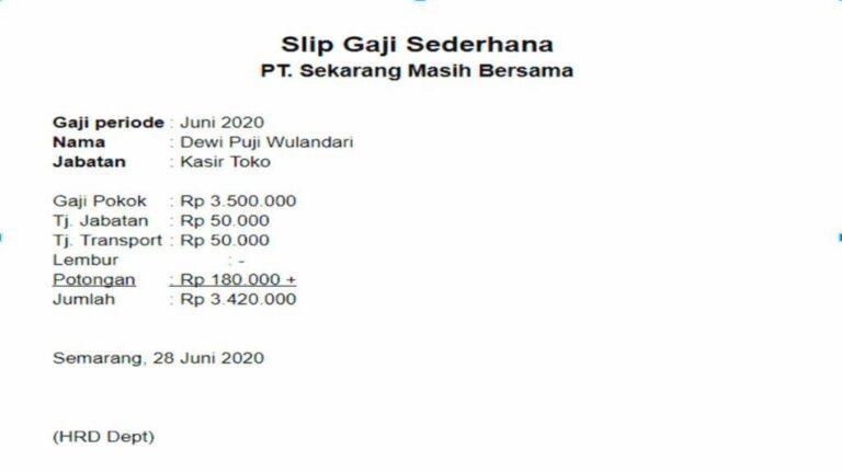 4 Cara Membuat Slip Gaji Online Yang Wajib Anda Ketahui!